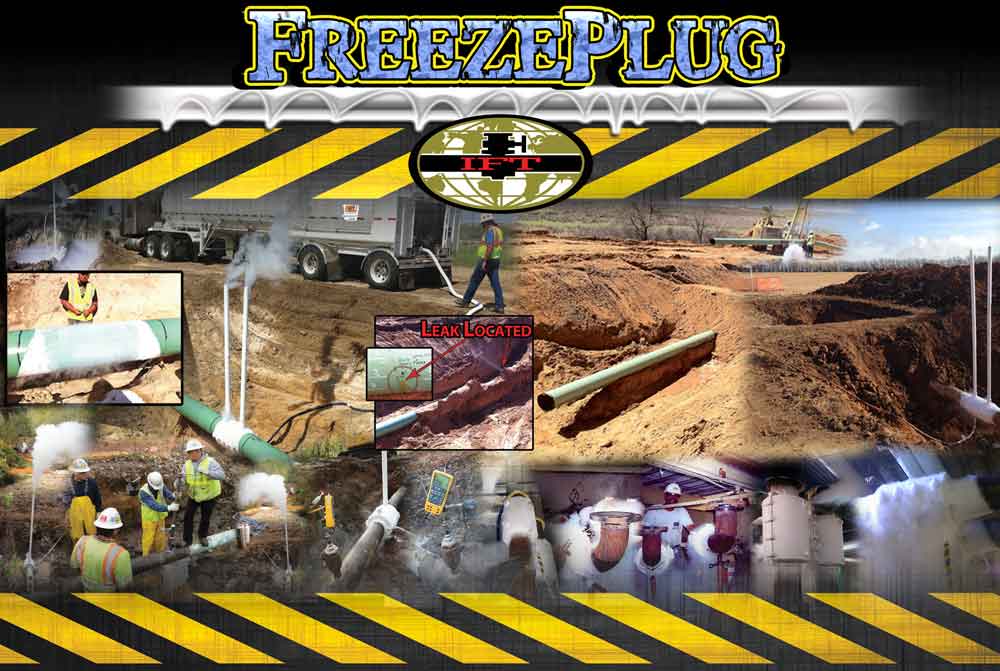 Industrial Freeze Plug, Pipe Freezing, Cryo Plugs